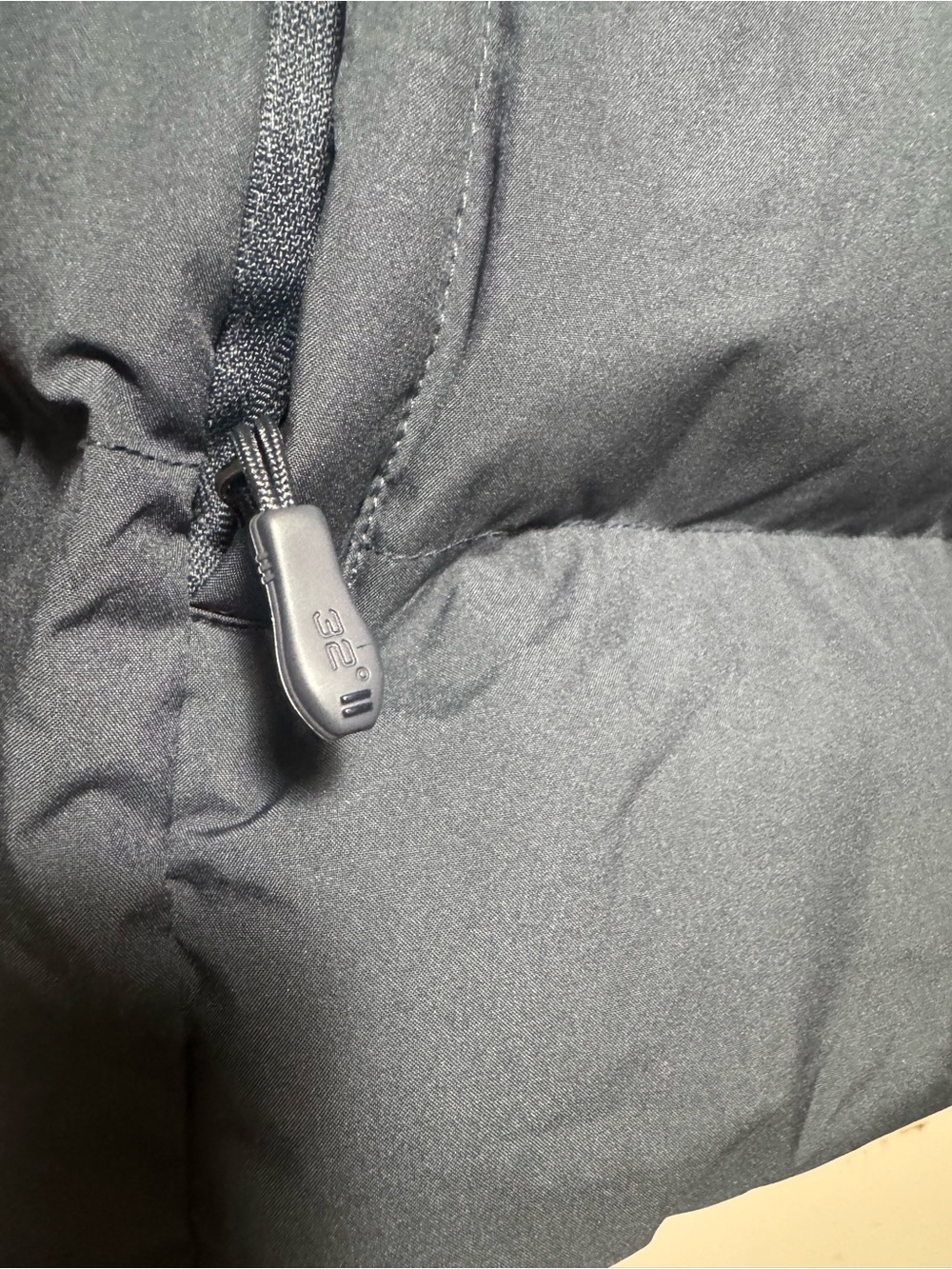 32 Degrees Men’s Blue Hooded Quilted Puffer Jacket Full Zip Polyester XL - Picture 3 of 9